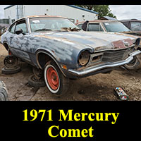 1971 Mercury Comet in junkyard