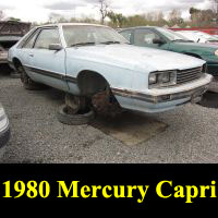 Junkyard 1980 Mercury Capri