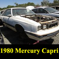 Junkyard 1980 Mercury Capri