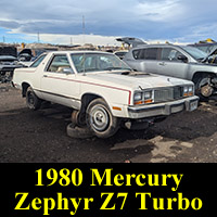 Junkyard 1980 Mercury Zephyr Turbo
