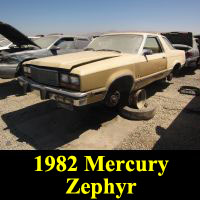 Junkyard 1982 Mercury Zephyr