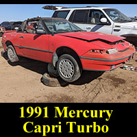 Junkyard 1991 Mercury Capri XR2 Turbo
