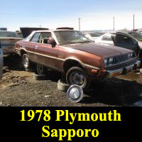 Junkyard 1978 Plymouth Sapporo