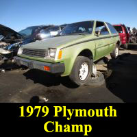 Junkyard 1979 Plymouth Champ