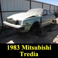 Junkyard 1983 Mitsubishi Tredia