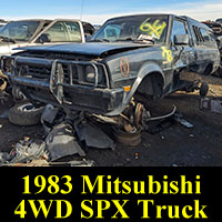 Junked 1983 Mitsubishi Pickup