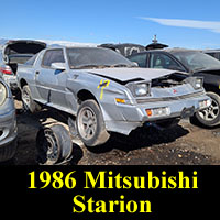 Junked 1986 Mitsubishi Starion