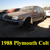 Junkyard 1988 Plymouth Colt