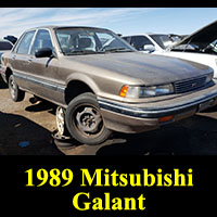 Junkyard 1989 Mitsubishi Galant