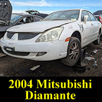 Junked 2004 Mitsubishi Diamante