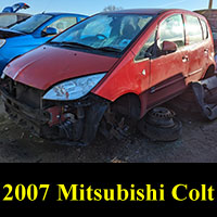 Junked 2007 Mitsubishi Colt