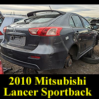Junked 2010 Mitsubishi Lancer Sportback