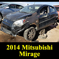 Junkyard 2014 Mitsubishi Mirage