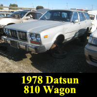 Junkyard 1978 Datsun 810 wagon