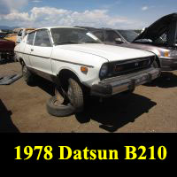 Junkyard 1978 Datsun B210