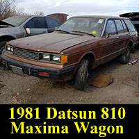 Junkyard 1981 Datsun 810 Maxima Wagon