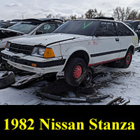 Junked 1982 Nissan Stanza