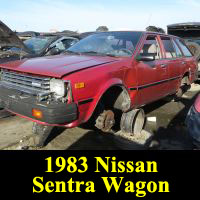 Junkyard 1983 Nissan Sentra Wagon
