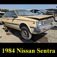 Junked 1984 Nissan Sentra