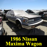 Junkyard 1986 Nissan Maxima wagon