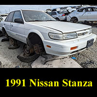 Junked 1991 Nissan Stanza