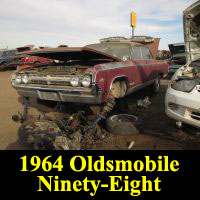 Junkyard 1964 Oldsmobile 98 Luxury Sedan