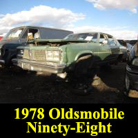 Junkyard 1978 Oldsmobile Ninety-Eight