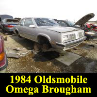 Junkyard 1984 Oldsmobile Omega Brougham