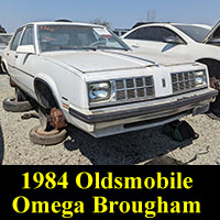 Junked 1984 Oldsmobile Omega Brougham
