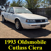Junkyard 1993 Oldsmobile Cutlass Ciera