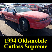 Junkyard 1994 Olds Cutlass Supreme convertible