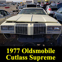 Junkyard 1977 Oldsmobile Cutlass Supreme