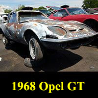 Junkyard 1968 Opel GT