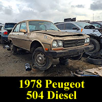 Junkyard 1978 Peugeot 504