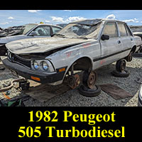 Junked 1982 Peugeot 505