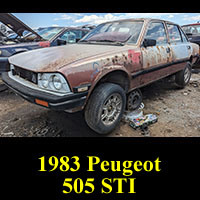 Junkyard 1983 Peugeot 505