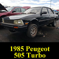 Junkyard 1985 Peugeot 505 Turbo