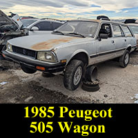 Junkyard 1985 Peugeot 505 wagon