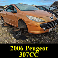 Junked 2006 Peugeot 307CC Sport