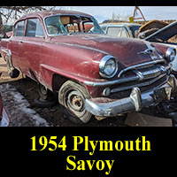 Junkyard 1954 Plymouth Savoy