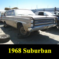 Junkyard 1968 Plymouth Suburban Wagon