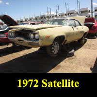 Junkyard 1972 Plymouth Satellite