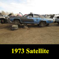 Junkyard 1973 Plymouth Satellite