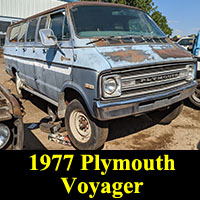1977 Plymouth Voyager in junkyard