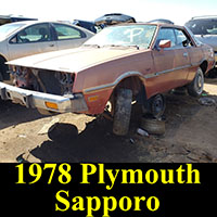Junkyard 1978 Plymouth Sapporo