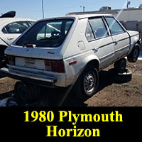 Junkyard 1980 Plymouth Horizon