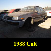 Junkyard 1988 Plymouth Colt