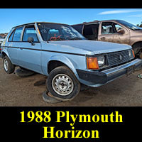 Junked 1988 Plymouth Horizon America