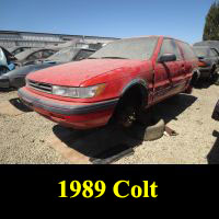 Junkyard 1989 Plymouth Colt