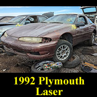 Junked 1992 Plymouth Laser